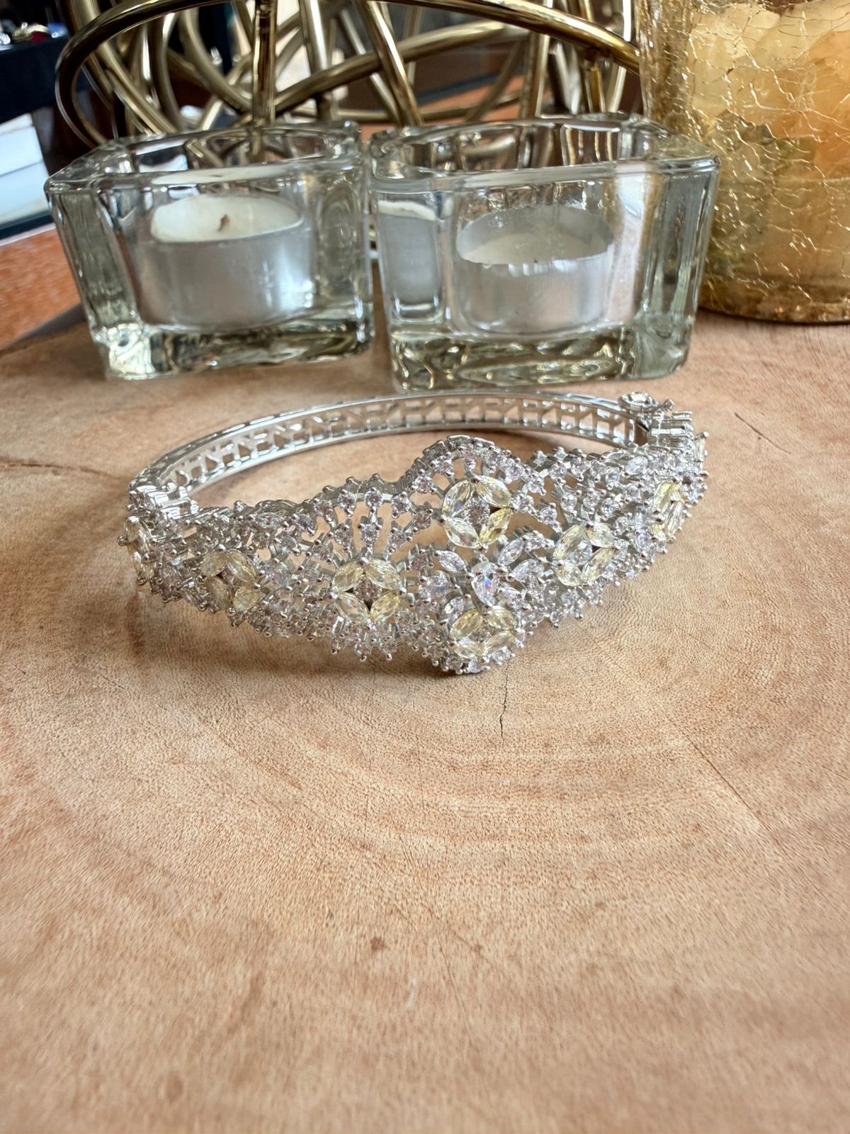 Crystal Bridal Statement Bracelet