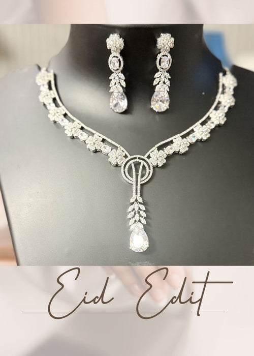 Crystal Bridal Necklace Set