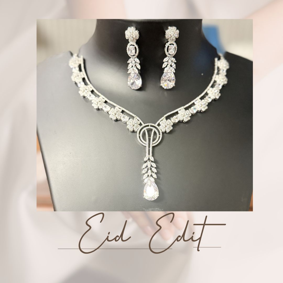 Crystal Bridal Necklace Set