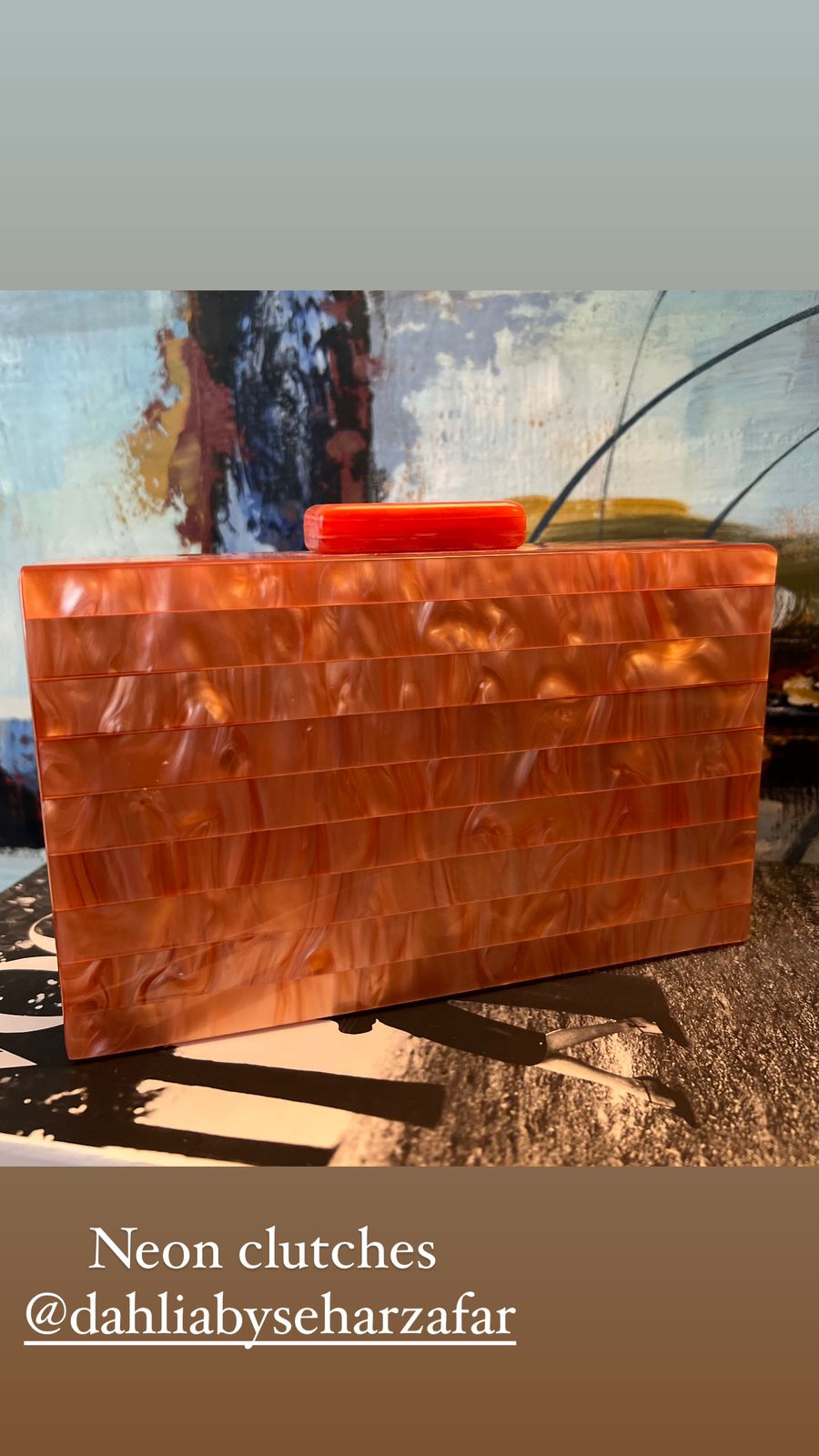 Block Design Clutch