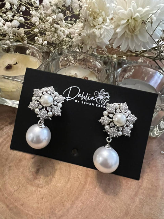Silver Pearl Drop