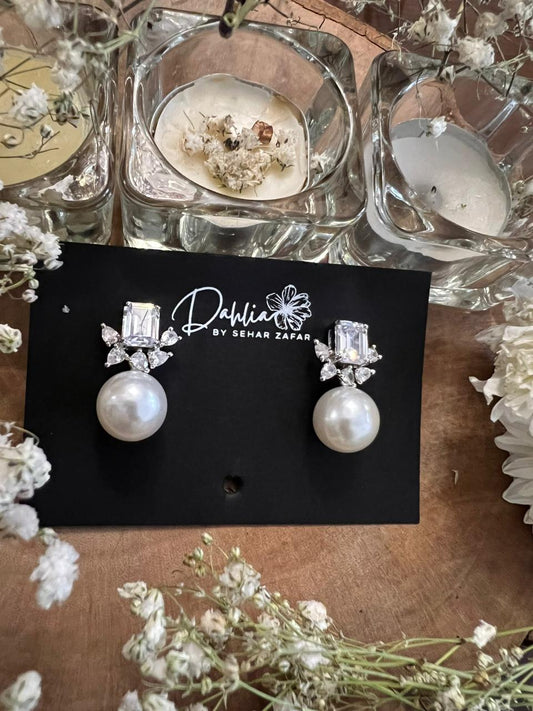 Silver Pearl Drop