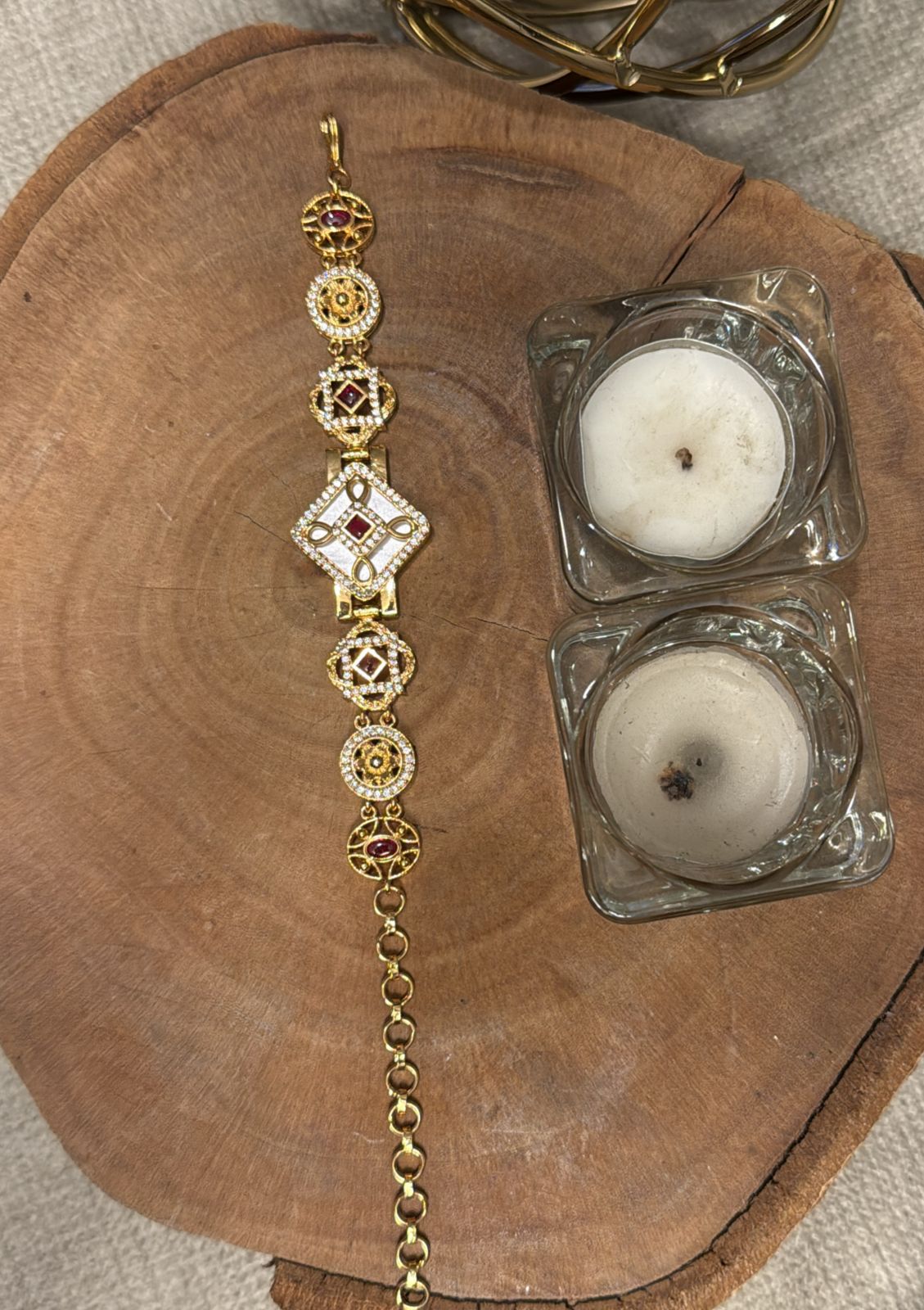 Sahar Mughal Ruby Heritage Bracelet