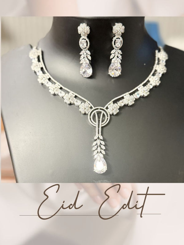 Crystal Bridal Necklace Set
