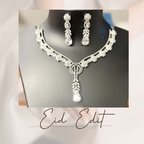 Crystal Bridal Necklace Set