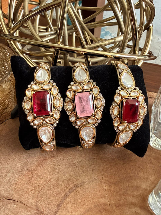 Kundan Statement Cuff Bracelet